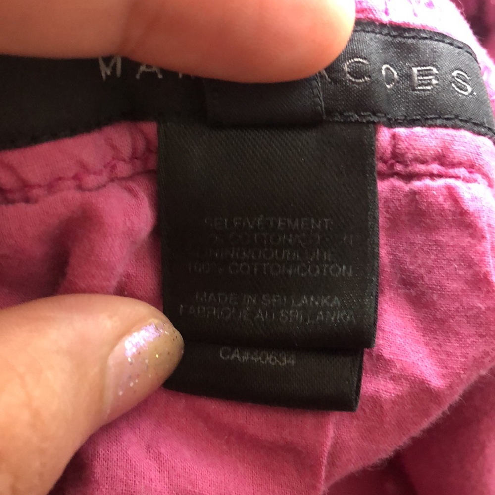 Pink fuchsia Marc Jacobs eyelet ruffle skater skirt - Picture 4 of 4